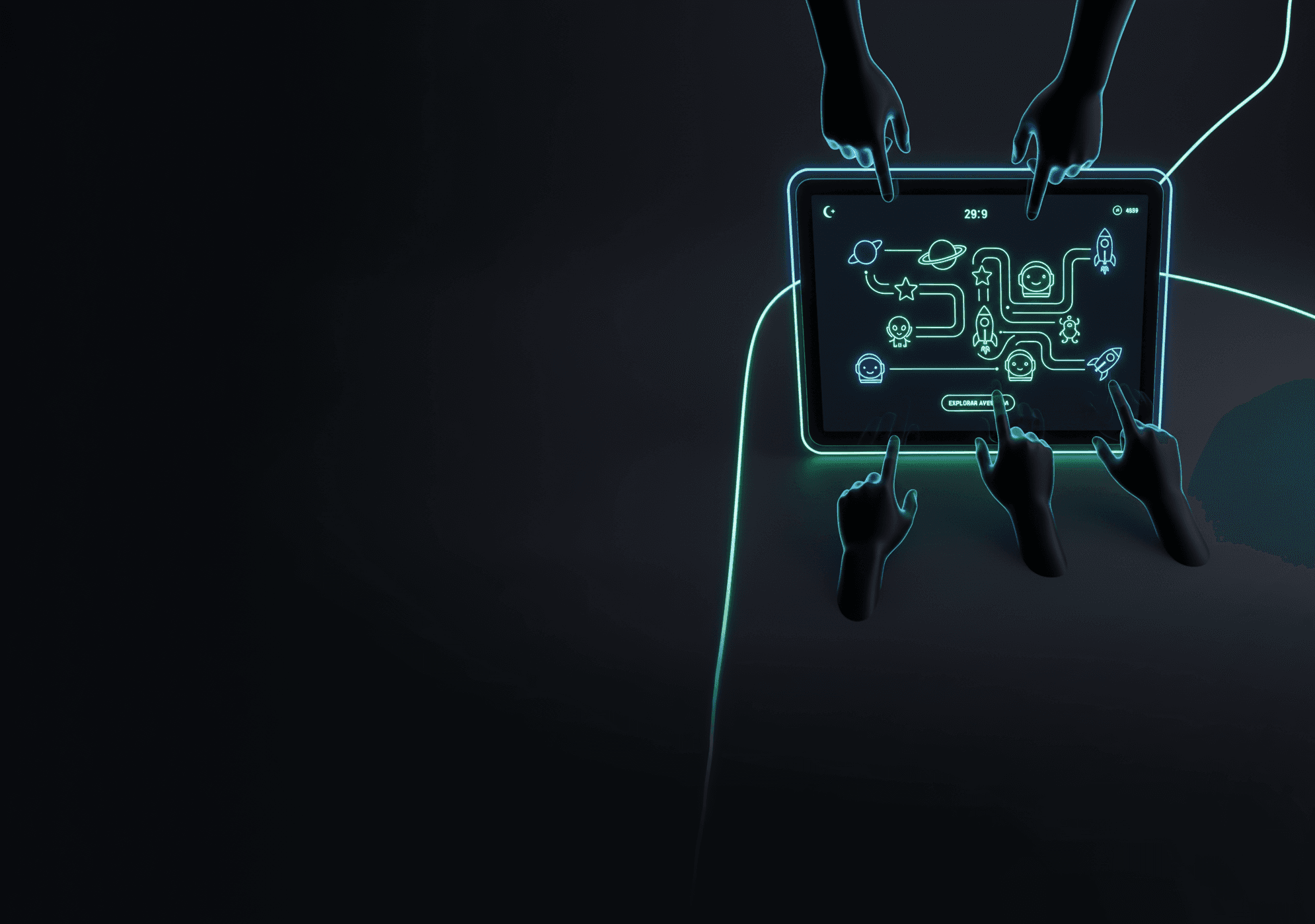 Neuraz Play Hero Background